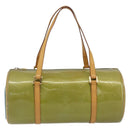 LOUIS VUITTON Monogram Vernis Bedford Hand Bag Baby Blue M91007 LV Auth 190801-13