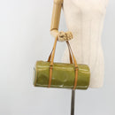 LOUIS VUITTON Monogram Vernis Bedford Hand Bag Baby Blue M91007 LV Auth 190801-22