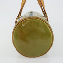 LOUIS VUITTON Monogram Vernis Bedford Hand Bag Baby Blue M91007 LV Auth 190801-4