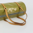LOUIS VUITTON Monogram Vernis Bedford Hand Bag Baby Blue M91007 LV Auth 190801-7