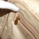 MCM Vicetos Logogram Backpack PVC Leather Beige Gold Auth 190802-24