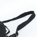 PRADA Boston Bag Nylon 2way Black Silver Auth 190804A-10