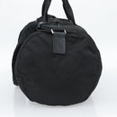 PRADA Boston Bag Nylon 2way Black Silver Auth 190804A-5