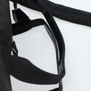 PRADA Boston Bag Nylon 2way Black Silver Auth 190804A-8