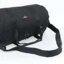 PRADA Boston Bag Nylon 2way Black Silver Auth 190804A-9