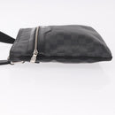LOUIS VUITTON Damier Graphite Tomas Shoulder Bag N58028 LV Auth 190807-4