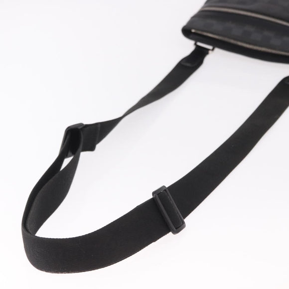 LOUIS VUITTON Damier Graphite Tomas Shoulder Bag N58028 LV Auth 190807