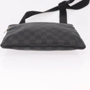 LOUIS VUITTON Damier Graphite Tomas Shoulder Bag N58028 LV Auth 190807-5