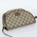GUCCI GG Supreme Shoulder Bag PVC Beige Gold 001 58 6861 Auth 190808-6