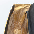 Gianni Versace Hand Bag PVC Canvas Yellow Gold Auth 190811-21