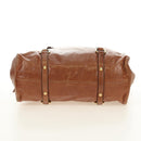 Miu Miu Hand Bag Leather 2way Brown Gold Auth 190812SAM-12