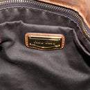Miu Miu Hand Bag Leather 2way Brown Gold Auth 190812SAM-19