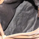 Miu Miu Hand Bag Leather 2way Brown Gold Auth 190812SAM-20