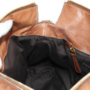Miu Miu Hand Bag Leather 2way Brown Gold Auth 190812SAM-21