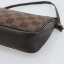 LOUIS VUITTON Damier Ebene Trousse Make Up Pouch N51982 LV Auth 190814-8