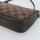 LOUIS VUITTON Damier Ebene Trousse Make Up Pouch N51982 LV Auth 190814-16