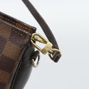 LOUIS VUITTON Damier Ebene Trousse Make Up Pouch N51982 LV Auth 190814-9