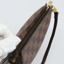 LOUIS VUITTON Damier Ebene Trousse Make Up Pouch N51982 LV Auth 190814-6
