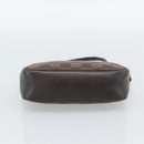 LOUIS VUITTON Damier Ebene Trousse Make Up Pouch N51982 LV Auth 190814-5
