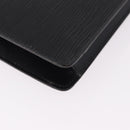 LOUIS VUITTON Epi Montaigne 23 Clutch Bag Black M52662 LV Auth 190815-10