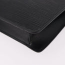 LOUIS VUITTON Epi Montaigne 23 Clutch Bag Black M52662 LV Auth 190815-11