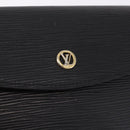 LOUIS VUITTON Epi Montaigne 23 Clutch Bag Black M52662 LV Auth 190815-12