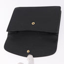 LOUIS VUITTON Epi Montaigne 23 Clutch Bag Black M52662 LV Auth 190815-13