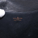LOUIS VUITTON Epi Montaigne 23 Clutch Bag Black M52662 LV Auth 190815-14