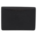 LOUIS VUITTON Epi Montaigne 23 Clutch Bag Black M52662 LV Auth 190815-3