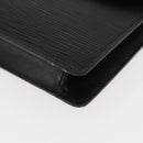 LOUIS VUITTON Epi Montaigne 23 Clutch Bag Black M52662 LV Auth 190815-9