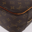 LOUIS VUITTON Monogram Trouville Hand Bag M42228 LV Auth 190821V-16
