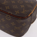 LOUIS VUITTON Monogram Trouville Hand Bag M42228 LV Auth 190821V-8