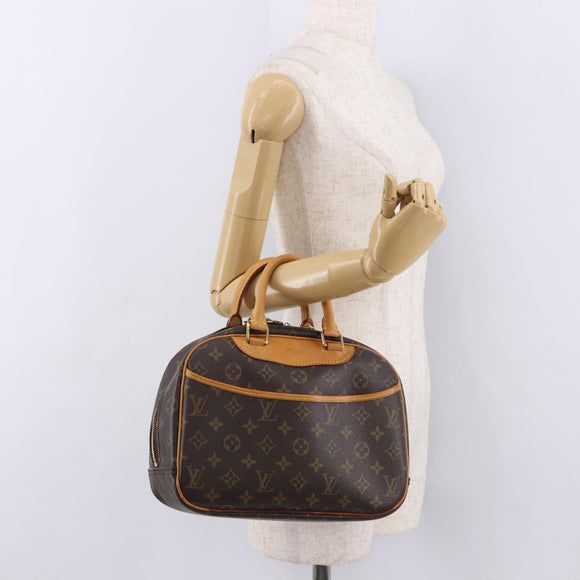 LOUIS VUITTON Monogram Trouville Hand Bag M42228 LV Auth 190821V