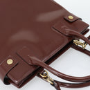 GUCCI Tote Bag Patent Leather 2way Bordeaux Gold 000 1669 0503 Auth 190826-6