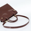 GUCCI Tote Bag Patent Leather 2way Bordeaux Gold 000 1669 0503 Auth 190826-8