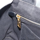 PRADA Bijoux Canapa PM Hand Bag Canvas Black Gold Auth 190827-21
