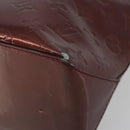 LOUIS VUITTON Monogram Vernis Wilshire MM Hand Bag Amarante M91645 Auth 190828-10