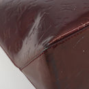 LOUIS VUITTON Monogram Vernis Wilshire MM Hand Bag Amarante M91645 Auth 190828-11