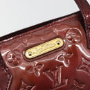 LOUIS VUITTON Monogram Vernis Wilshire MM Hand Bag Amarante M91645 Auth 190828-14