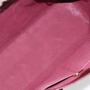 LOUIS VUITTON Monogram Vernis Wilshire MM Hand Bag Amarante M91645 Auth 190828-18