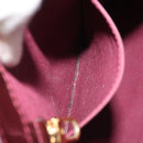 LOUIS VUITTON Monogram Vernis Wilshire MM Hand Bag Amarante M91645 Auth 190828-23