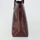 LOUIS VUITTON Monogram Vernis Wilshire MM Hand Bag Amarante M91645 Auth 190828-4