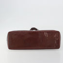LOUIS VUITTON Monogram Vernis Wilshire MM Hand Bag Amarante M91645 Auth 190828-9