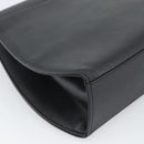 CARTIER PANTHERE Hand Bag Leather Black Gold Auth 190829-16