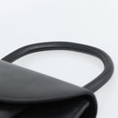 CARTIER PANTHERE Hand Bag Leather Black Gold Auth 190829-8