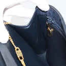 Christian Dior Trotter Canvas Shoulder Bag Navy Gold Auth 190830A-18