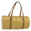 LOUIS VUITTON Monogram Vernis Bedford Hand Bag Beige M91006 LV Auth 190831-1