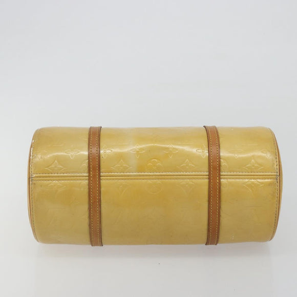 LOUIS VUITTON Monogram Vernis Bedford Hand Bag Beige M91006 LV Auth 190831