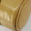 LOUIS VUITTON Monogram Vernis Bedford Hand Bag Beige M91006 LV Auth 190831-13
