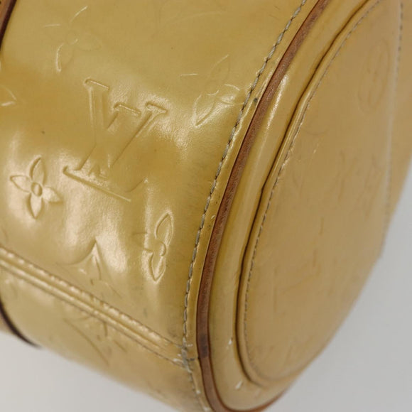 LOUIS VUITTON Monogram Vernis Bedford Hand Bag Beige M91006 LV Auth 190831